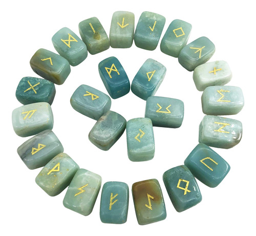 Favoramulet - Juego De Piedras De Runa Vikinga De Futhark De