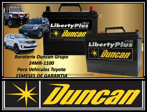 Baratearía Duncan Grupo 24mr-1100 Para Vehiculos Toyota