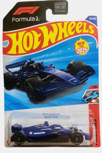 Hot Wheels Fórmula 1 Williams Azul