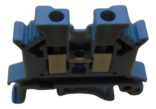 10 Pzas Conector Clema Gris De 2.5mm Riel Din 24-10awg