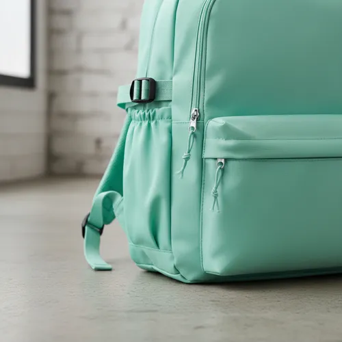 Mochila Feminina Escolar Reforçada Grande Impermeável Notebook Resistente Masculina Trabalho Faculdade Com Estojo Cor Verde Liso