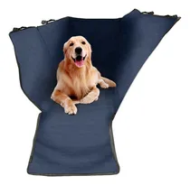 Comprar Funda Protectora Autos Perros Mascotas Resistente Azul Lisa
