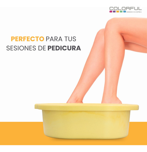 Kit Manicura Pedicura + Tina, Uñas, Pies, Manos, Mc Colorful