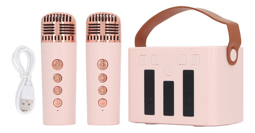 Dispositivo De Karaoke Con Altavoz, Micrófono Led, Mini Port