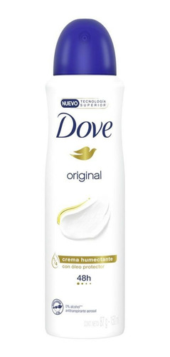 Desodorante Spray Antitranspirante Dove Dama Original 150 Ml