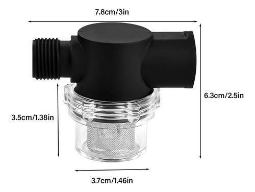 Filtro De Bomba De Agua 1/2 Pulgadas Acero Inoxidable 304