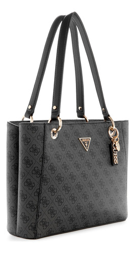 Bolso Guess Noelle Small Noel Tote Con Logo Coal