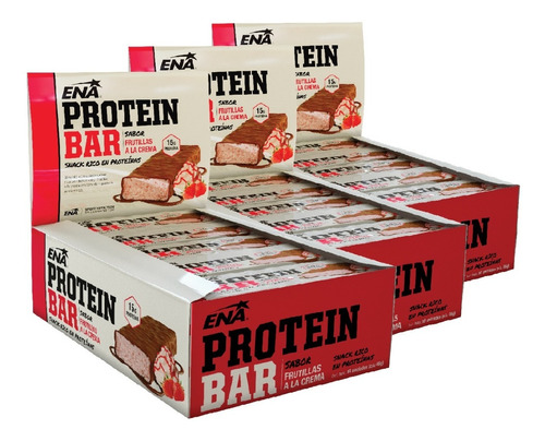 3 Cajas Protein Bar Ena Barra Proteica Proteina En Barra