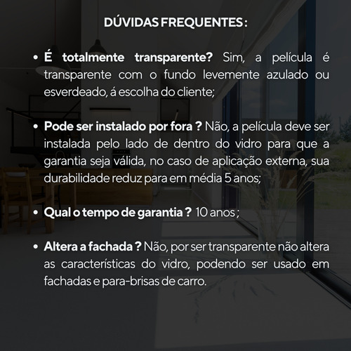 Insulfilm Window Sky Blue Nano Cerâmica 25m X 1m.