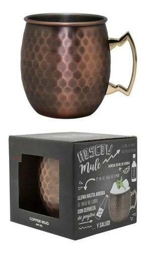 Mug Cobre Wayu Copper 600ml Tragos Coctel Cocina