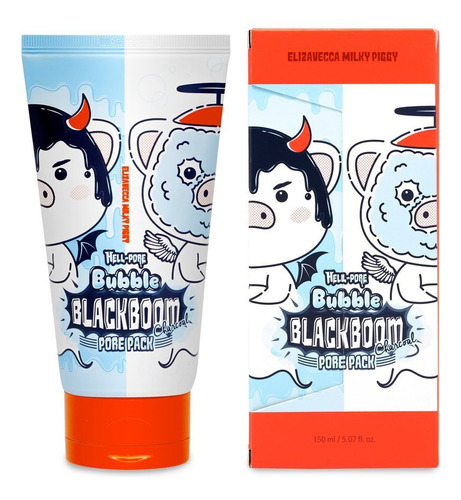 Elizavecca Milky Piggy Hell Pore Bubble Blackboom - Paquete.