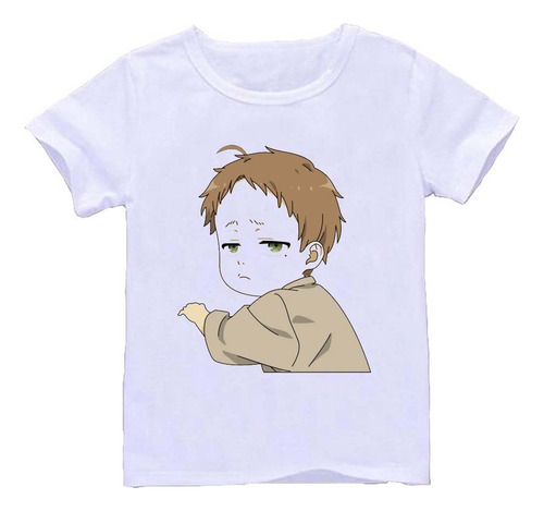 Remera Blanca Adultos Mushoku Tensei R335