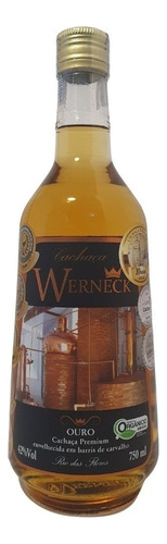 Cachaça Werneck Ouro 750 Ml