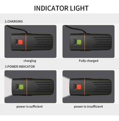 Lámpara Led T6 1000 Lm Impermeable Para Bicicleta 2 Kit