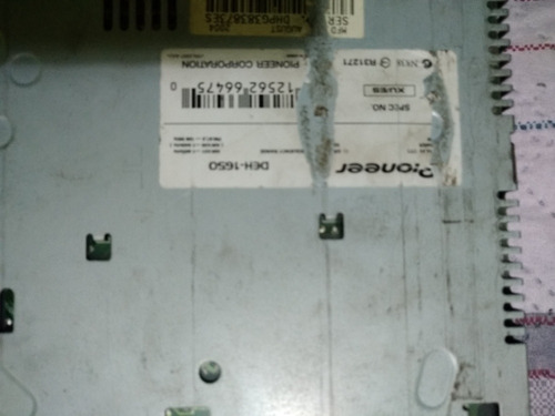 Pioneer Deh 1650 Todo Revisado (Usado)