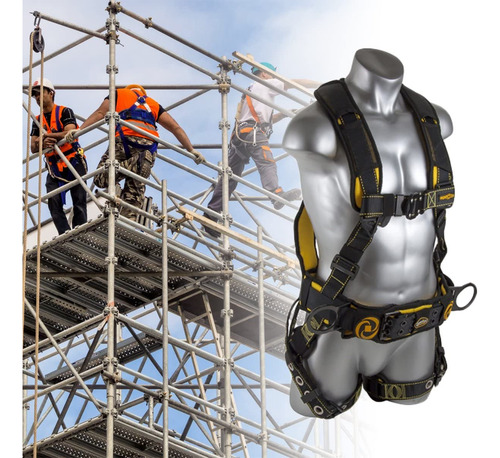 Guardian 21030 Cyclone Construction Harness With Qc Chest/tb