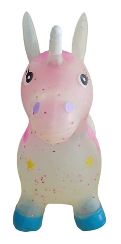 Unicornio Inflable Saltarin Con Sonido