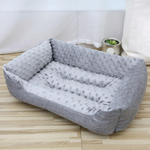 Cama Con Cojín Para Mascotas, Cama Cálida Para 50x40cm