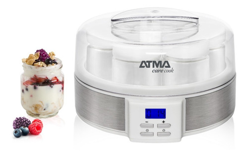 Imagen 3 de 8 de Yogurtera Atma Ym3010 Con Timer 7 Yogures