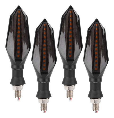 4 Unidades De Indicador Led De Fluxo Sequencial De Dois Lado