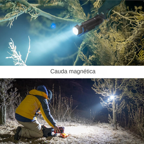 Lanterna Olight Baton 3 Case Recarga 1200 Lumens Aluminum
