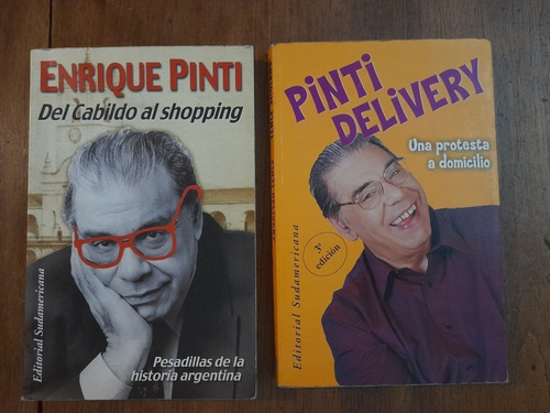 Enrique Pinti 2 Libros Del Cabildo Al Shopping Y Delivery E7