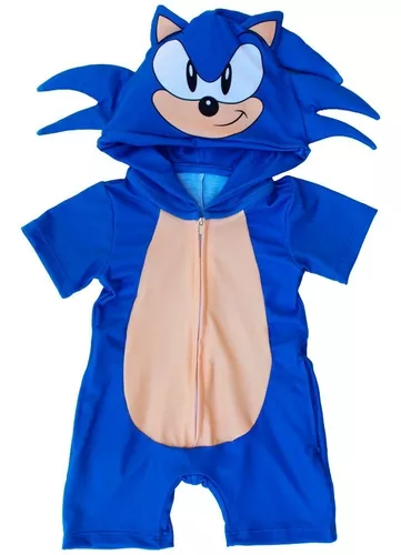 Fantasia Sonic Infantil até o Tamanho 10