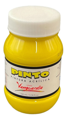 Acrílico Vanguardia Amarillo Neón 501 De 100ml.