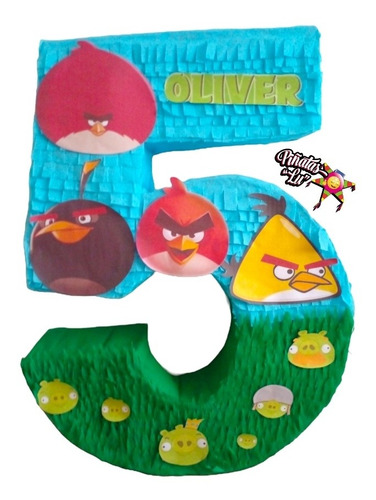 Piñata No.5 Tematica Angry Birds