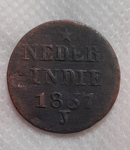 Moneda 1 Centimo Indias Holandesas (sumatra), Año 1837, E5
