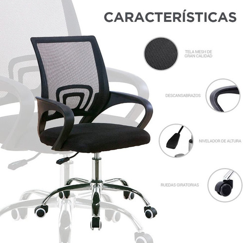 Imagen 3 de 10 de Silla De Oficina Imback Escritorio Ejecutiva Ergonomica