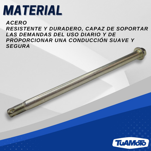 Eje Rueda Delantera Para Moto Yamaha Fz Fi Original