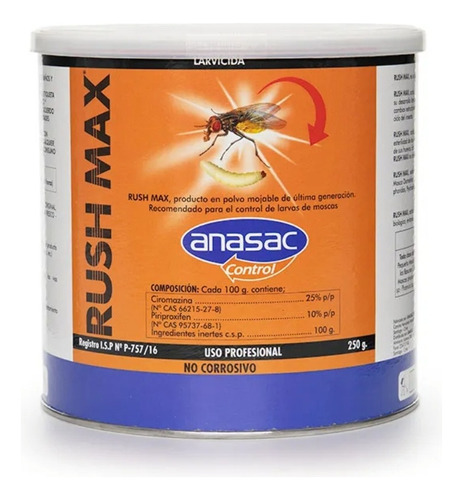 Larvicida Rush Max 250g Moscas De Los Cuernos 