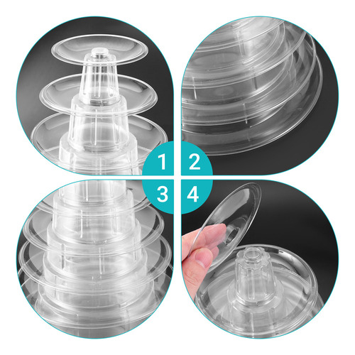 Expositor De Macarrones Con Forma De Torre De 10 Niveles, Re