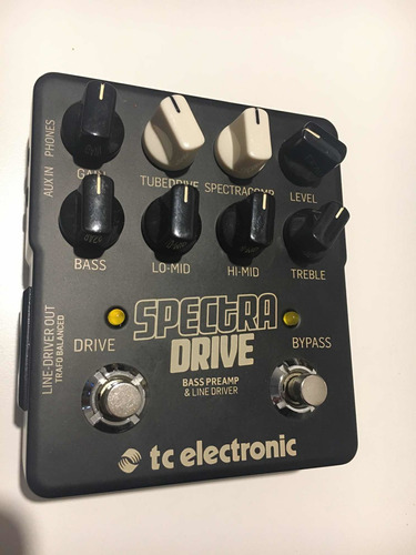 Pedal Spectradrive Bajo Compresor. Impecable! Tc Electronics