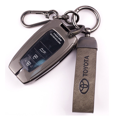 Ys Apply To Capa De Chave Cromada Premium Para Toyota Rav4