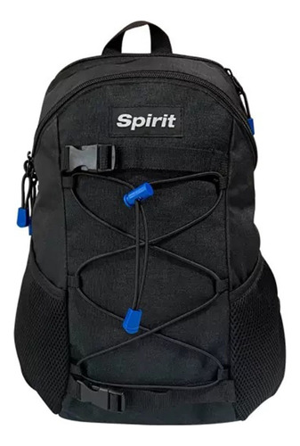 Mochila Spirit Action Small Negro Azul Color Negro/azul