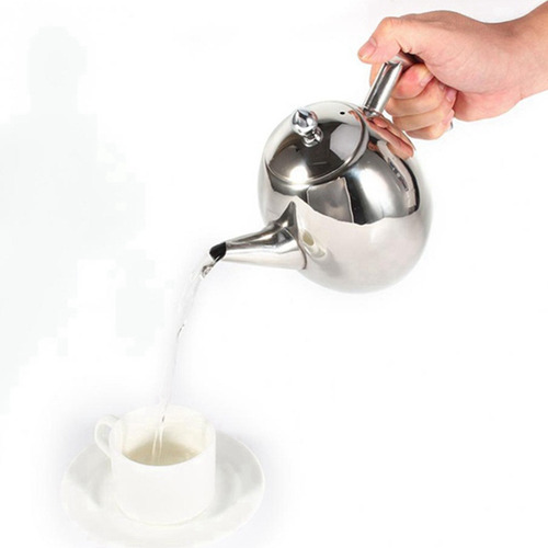 Tetera De Acero Inoxidable De 2 Litros Con Colador De Té Tet