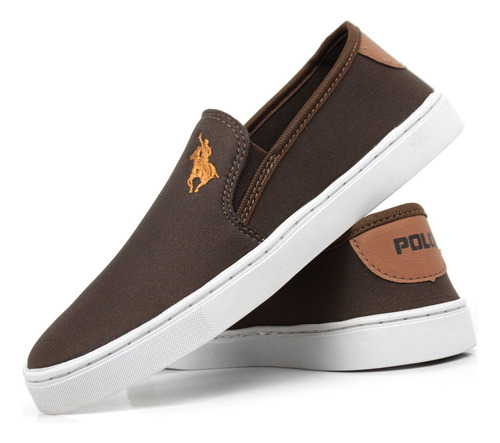 Sapatênis Masculino Casual Iate Confortável Sem Cadarço Slip
