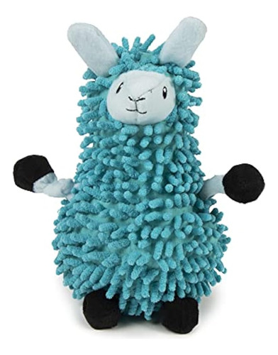 Godog Llamas Noodle Plush Squeaker Dog Toy, Soft & Durable P