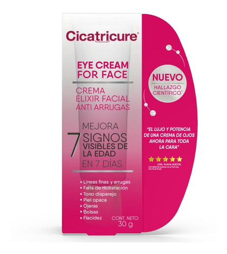 Imagen 1 de 5 de Cicatricure  Eye Cream For Face