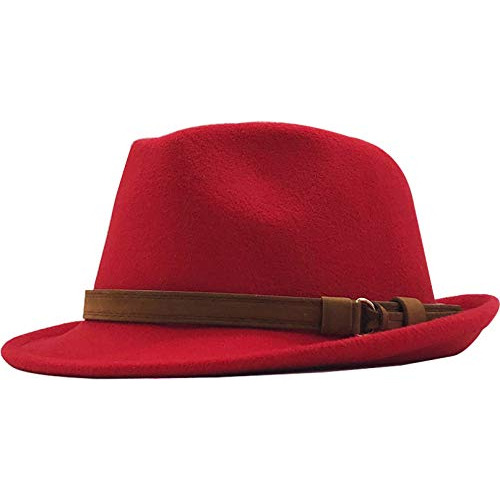 Sombrero Fedora De Lana Para Mujer Y Hombre Elegante