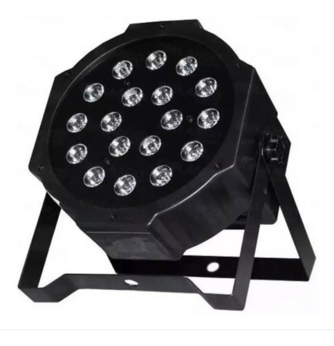 Imagen 2 de 4 de Cañon Led 18x1w Rgb Dj Iluminacion Foco Beam Whas Paquete4pz