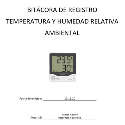 Registro De Temperatura Y Humedad