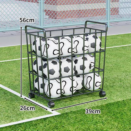 Cart De Almacenamiento De Bola De Deportes, Estante Negro L