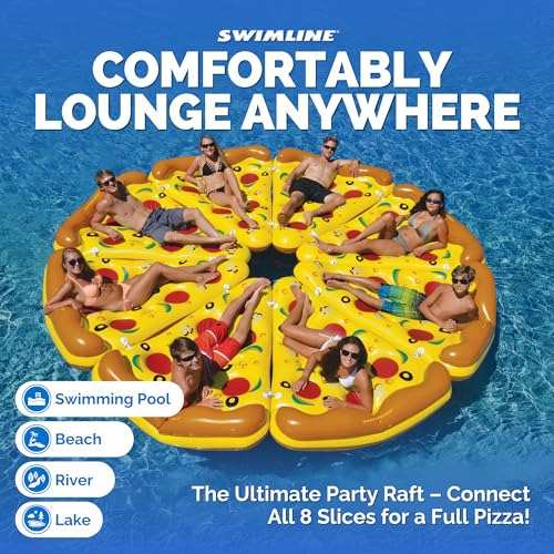 Flotador De Piscina Inflable Para Pizza