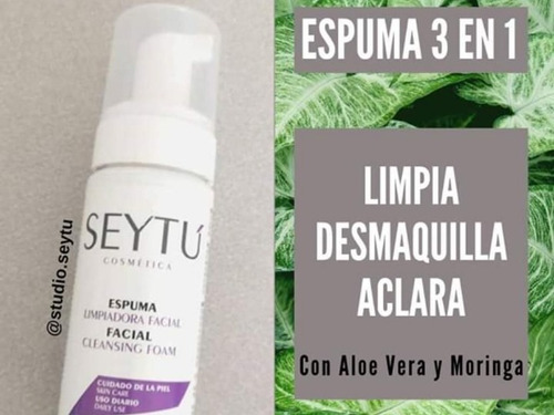 Espuma Aclaradora Facial Seytu