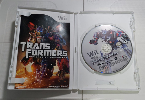 Transformers Nintendo Wii Original Y De Uso (Usado)