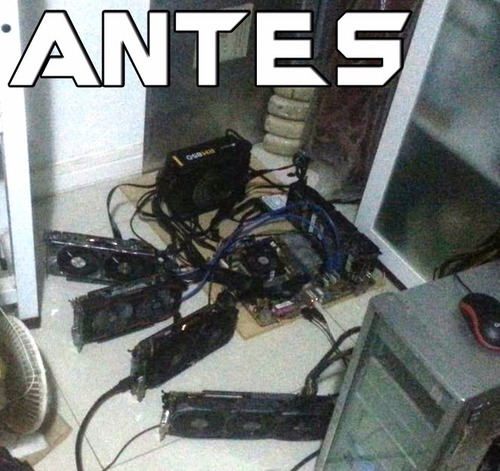 Rig / Frame De Mineração - Ethereum Zcash Monero Litecoin