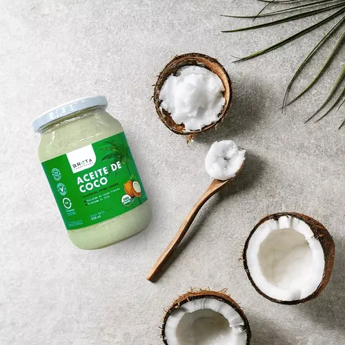 Aceite De Coco Orgánico Extra Virgen 500ml Brota